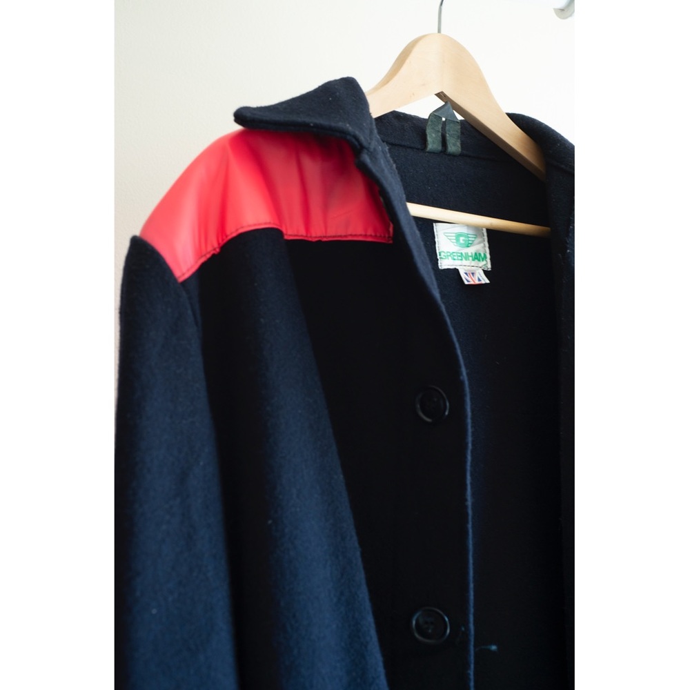 VINTAGE GREENHAM WOOL HEAVY COAT
